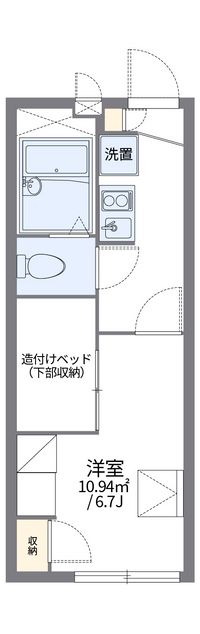 レオパレス二条城北 間取り図