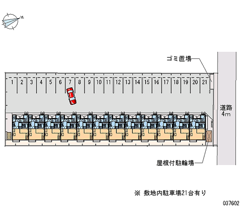 37602 월정액 주차장