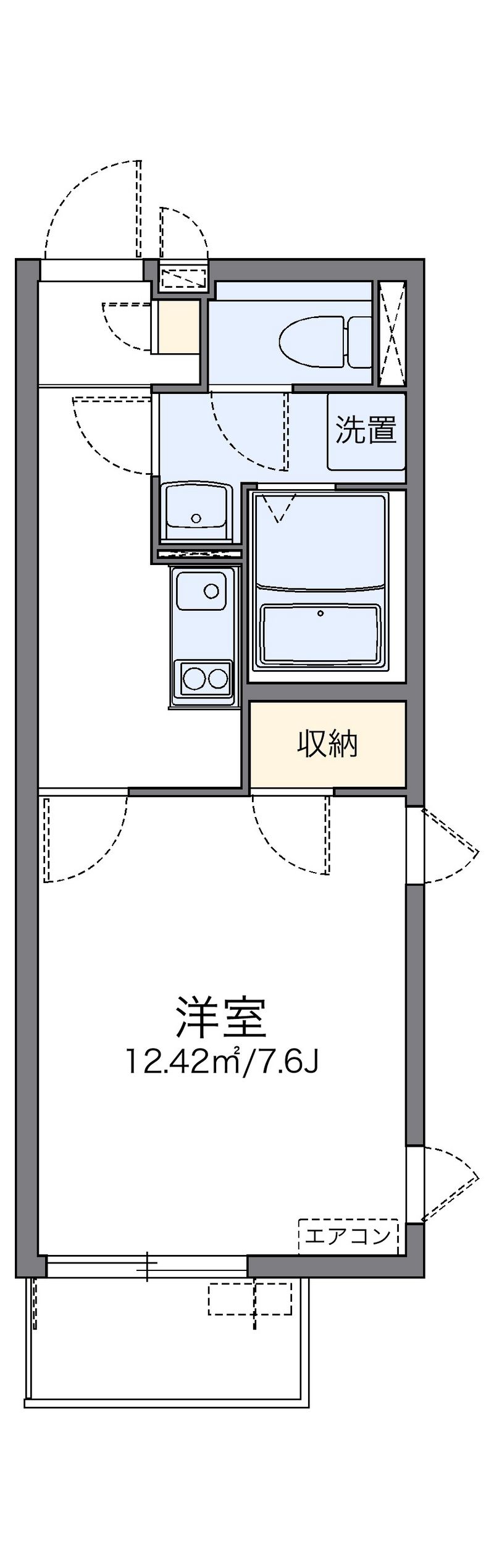 レオネクストドミールメディオ 間取図
