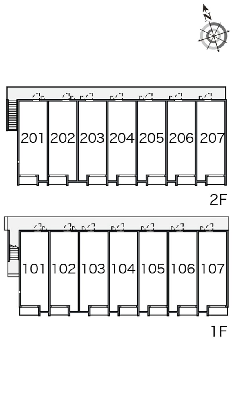 ミランダリュミエールⅡ 間取配置図