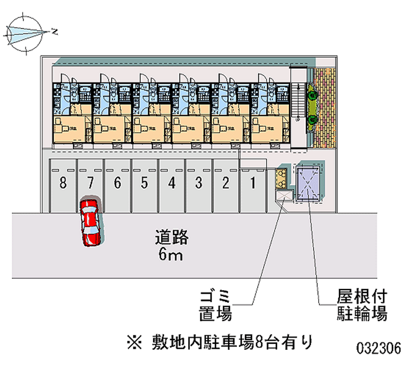 レオパレス空 月極駐車場