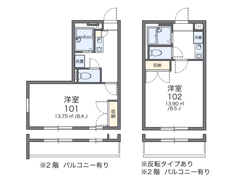 レオパレス紀峰第１ 間取図