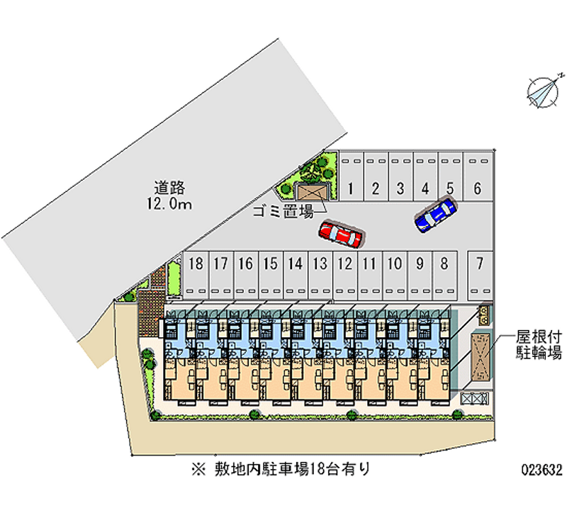 レオパレスＷｈｉｔｅｏａｋ１６ 月極駐車場