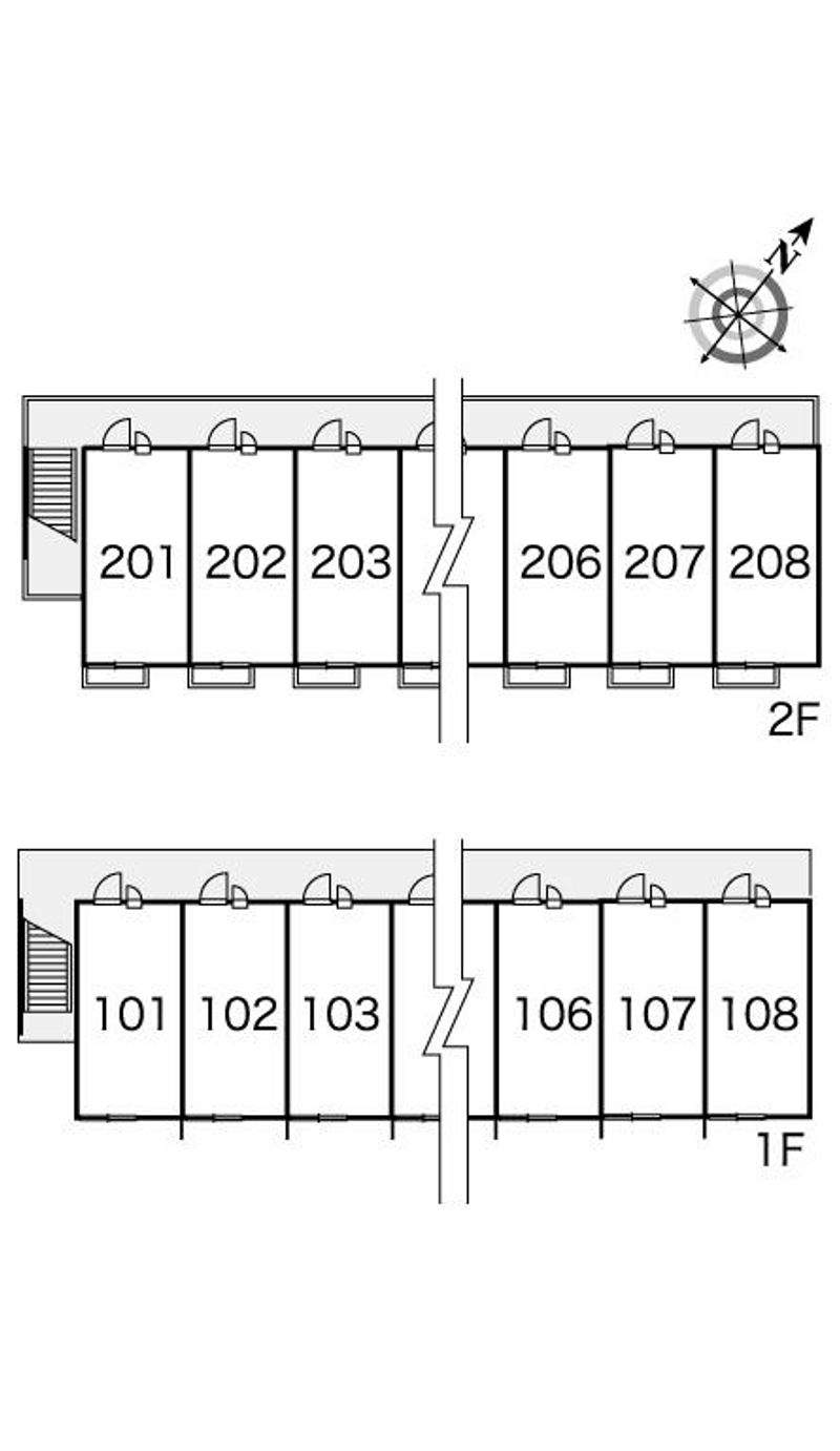 レオパレスサニーコート 間取り配置図
