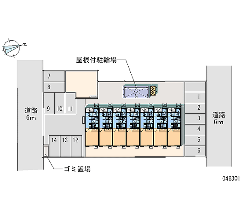 46301 bãi đậu xe hàng tháng