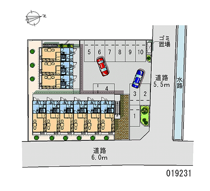 レオパレスカーム 月極駐車場