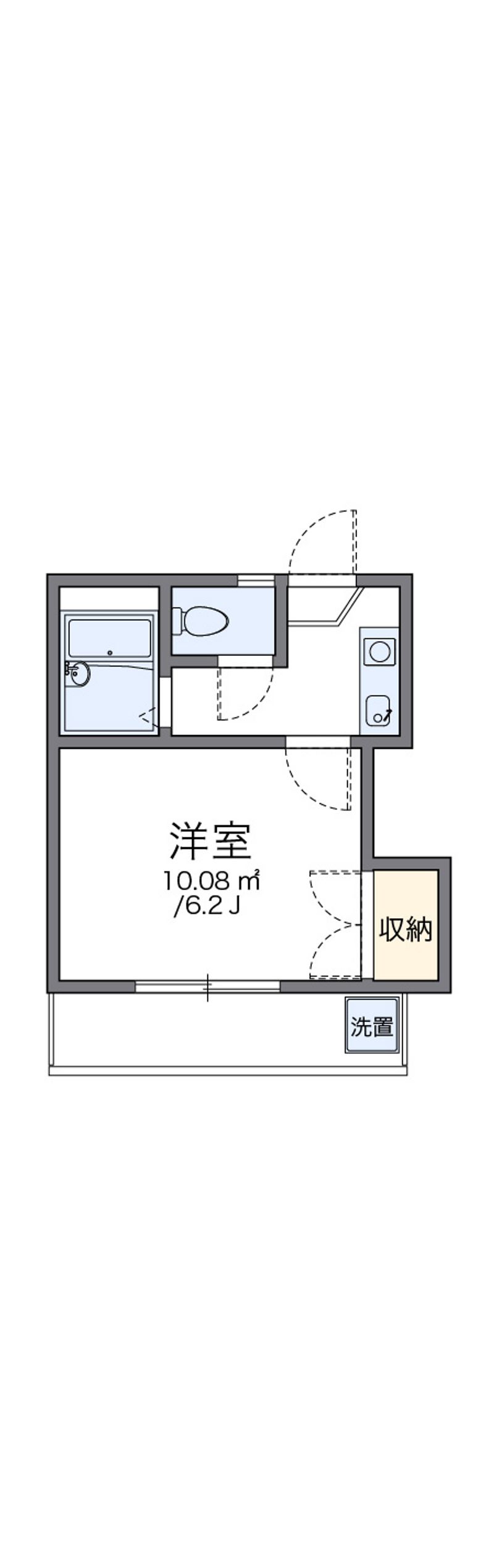 レオパレス下松 間取図