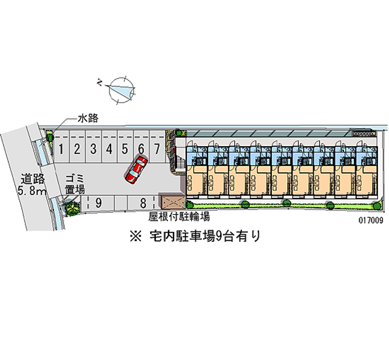 17009 Monthly parking lot