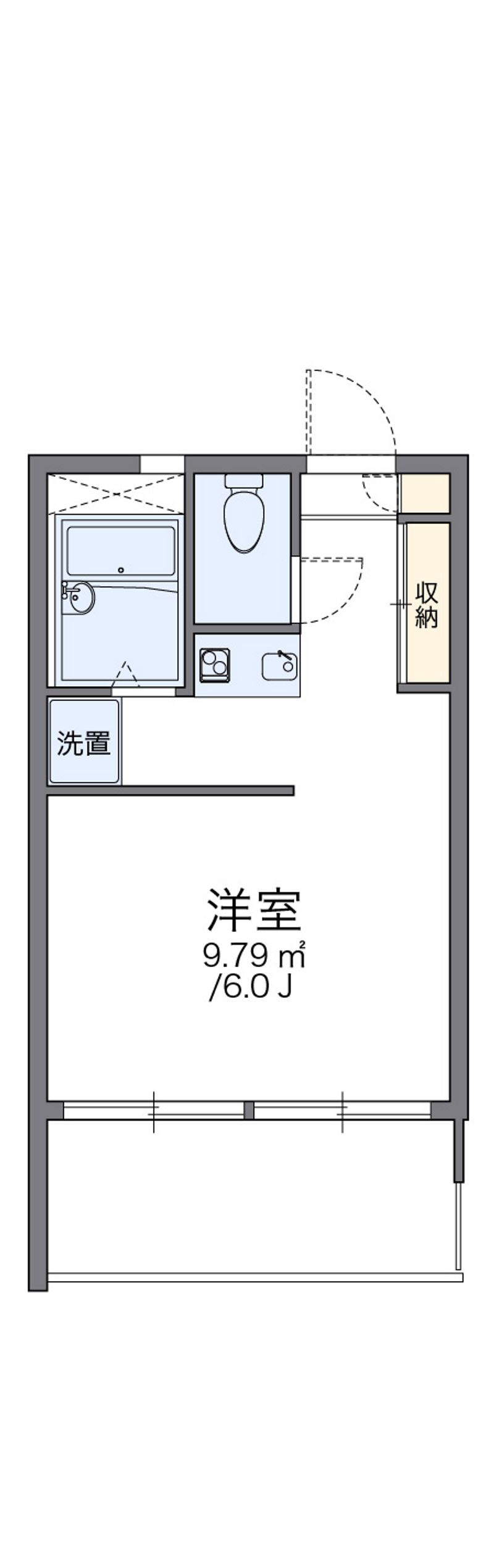 レオパレス住吉壱番館　 間取図
