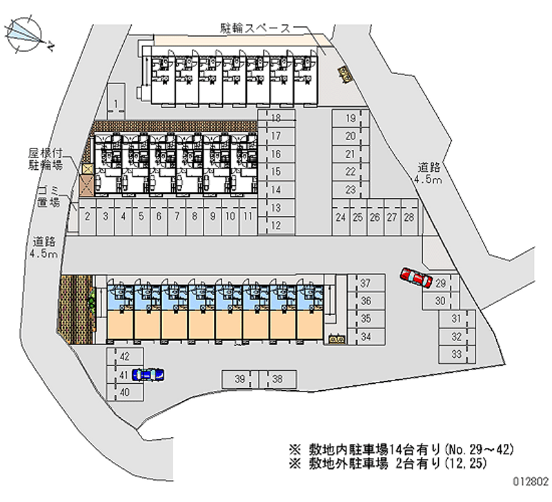 12802月租停车场