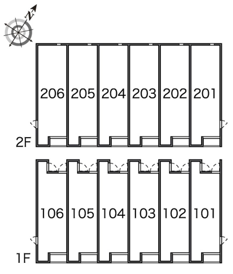 レオネクストパーチェ 間取配置図