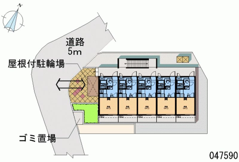 レオパレス楓 区画図