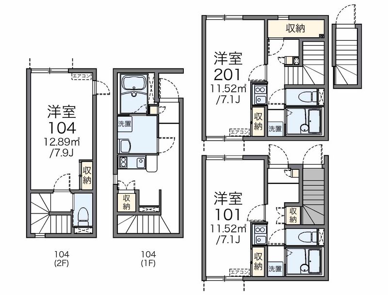 レオネクストル　ソレイユ 間取図
