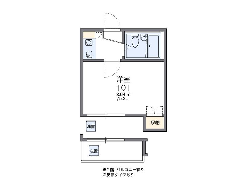 leopalace Kami Itabashi Sơ đồ nhà