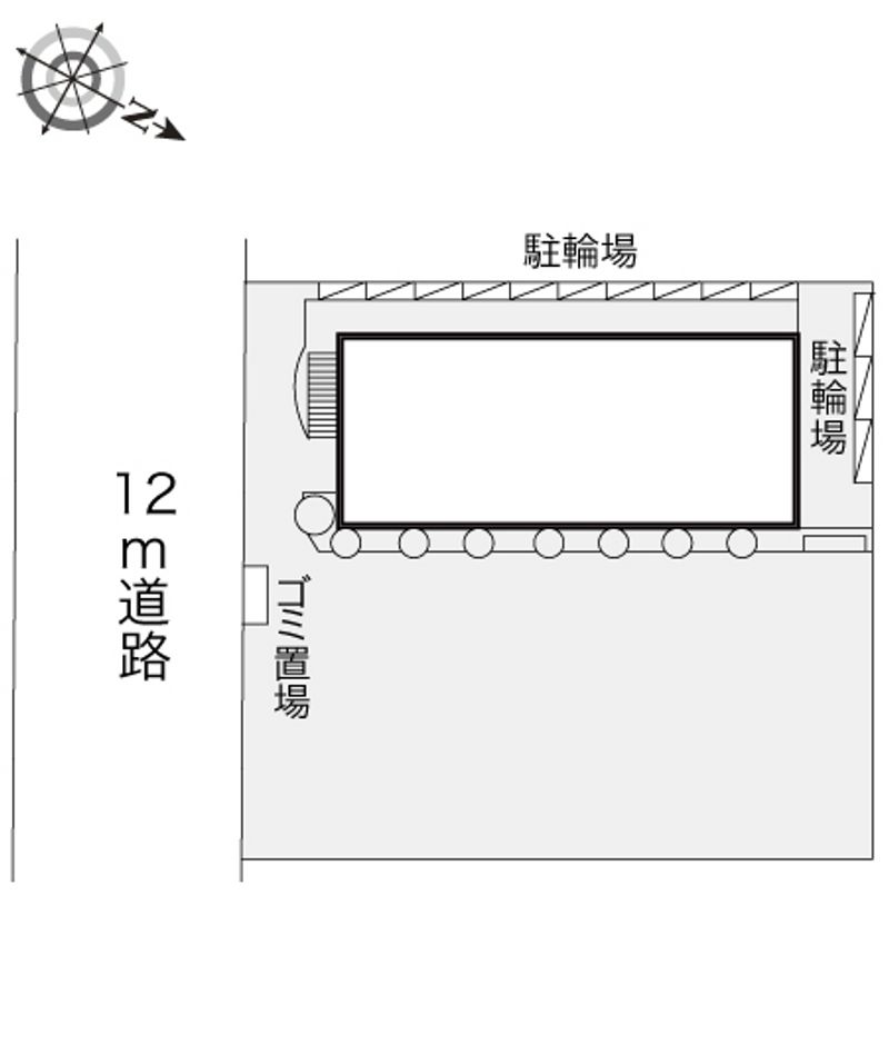 レオパレスＲａｉｎｂｏｗ 配置図