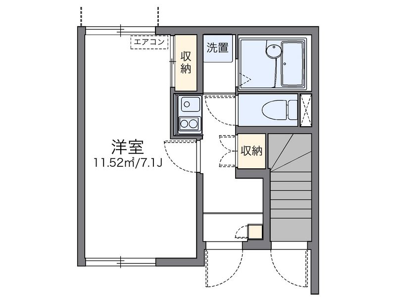 レオネクストエレガンスフジ 間取図