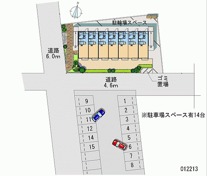 レオパレスグリーン 月極駐車場