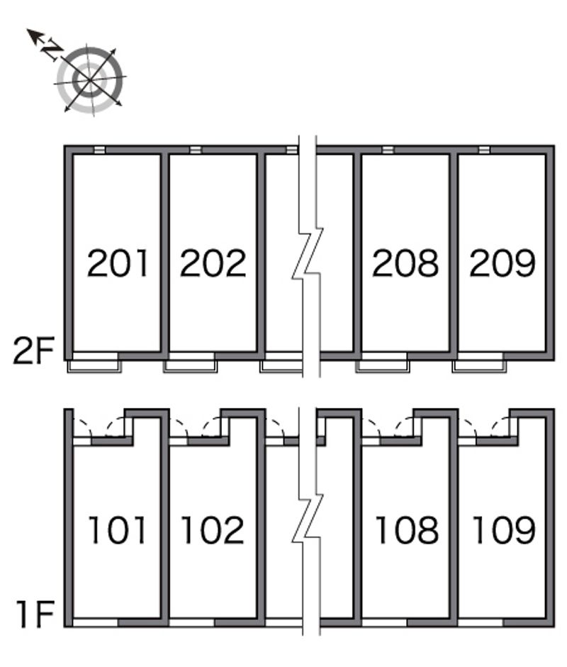 レオネクストならや 間取配置図