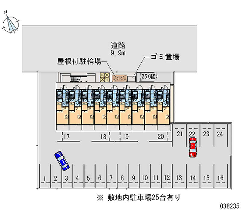 38235月租停車場