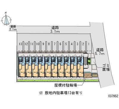 37952 Monthly parking lot