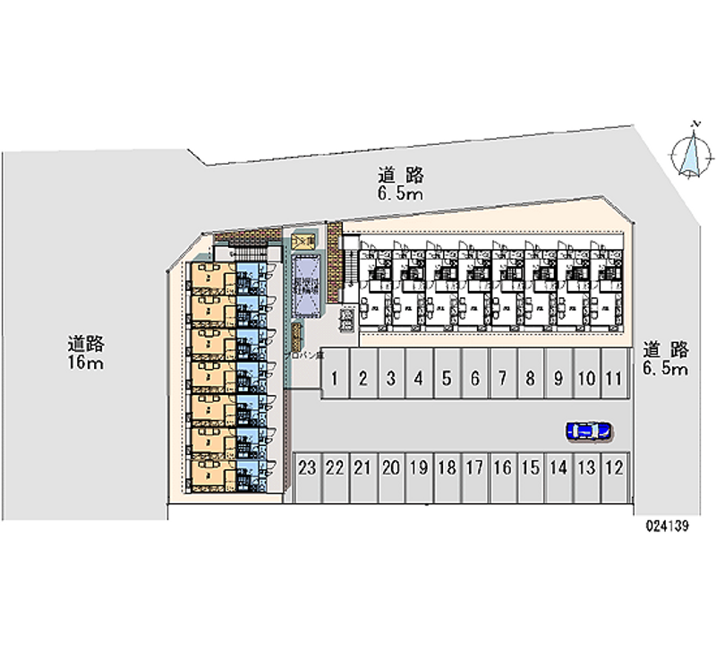 24139 bãi đậu xe hàng tháng