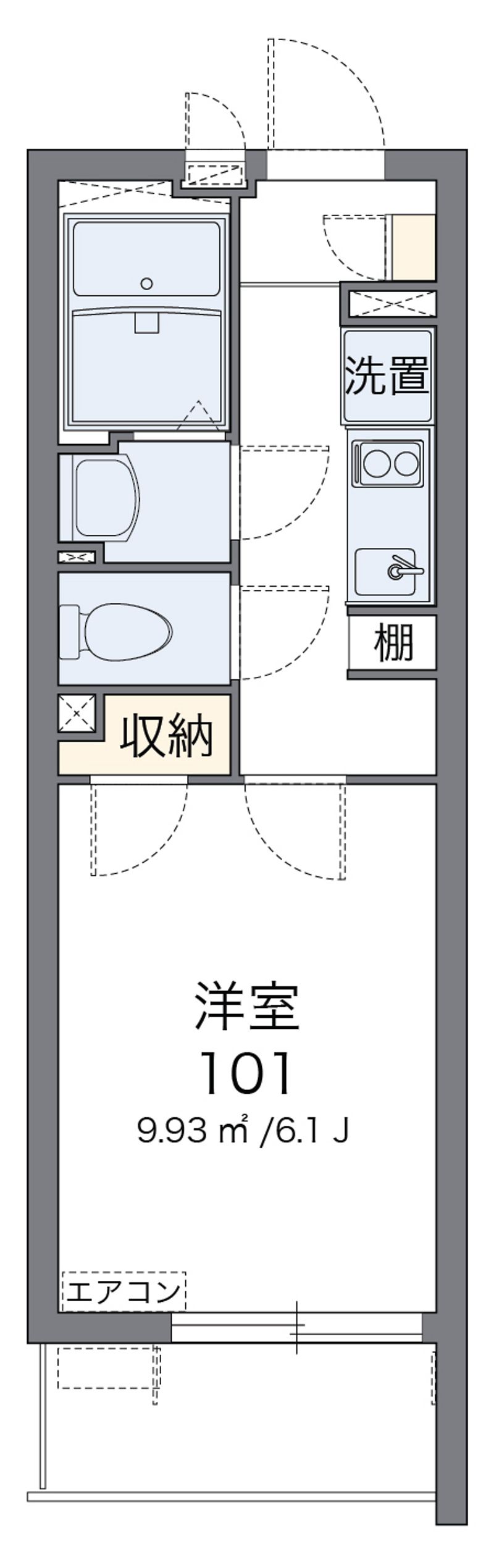 クレイノラ　メゾン根岸 間取図