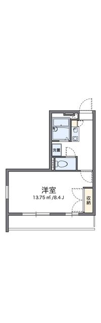 レオパレスルネッサ 間取り図