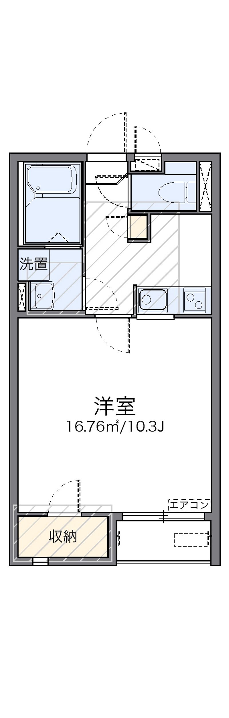 レオネクストサンパティーク 間取図