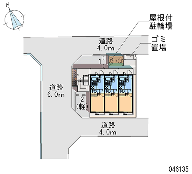レオパレスシェソワ広 共用部分