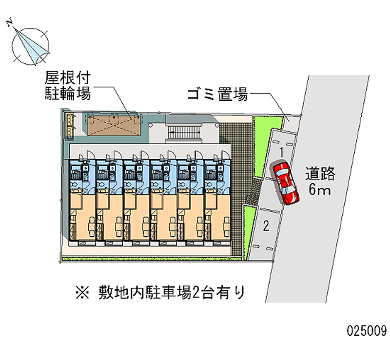 レオパレスパティオ東大宮 区画図
