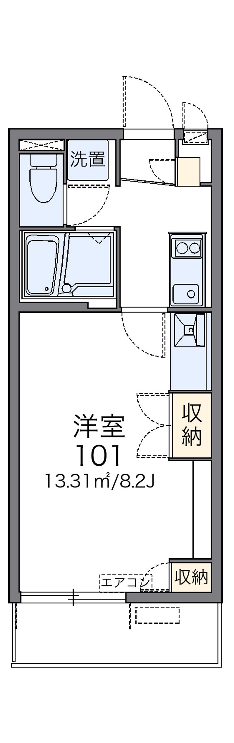 レオネクストシャンブル 間取図