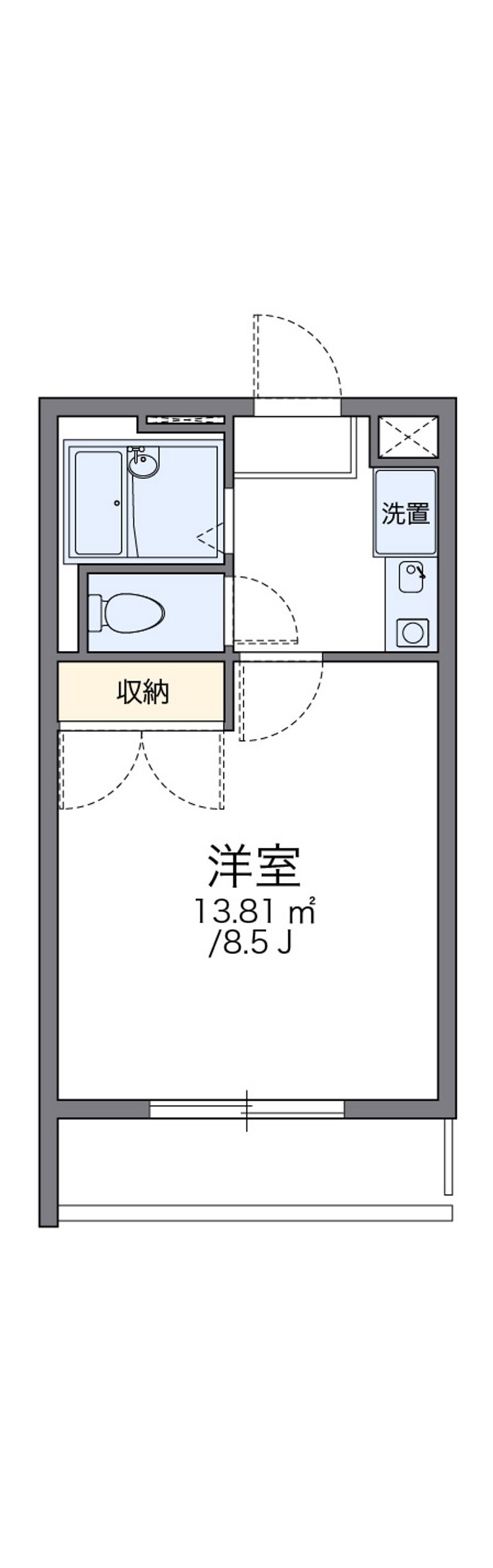 レオパレスＨＩＲＡＴＡＰａｒｔⅡ 間取図