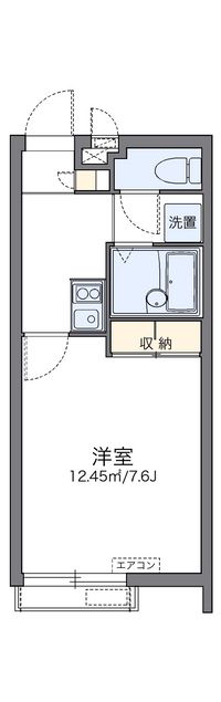 レオパレス蘭 間取り図