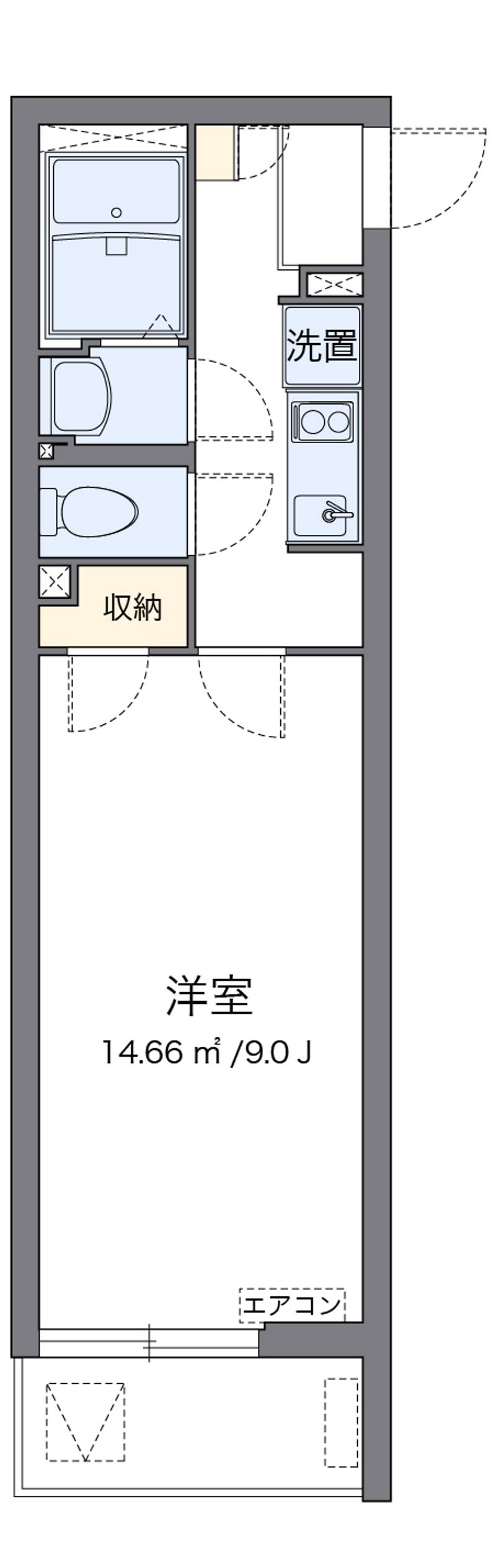 クレイノツインダイヤ 間取図