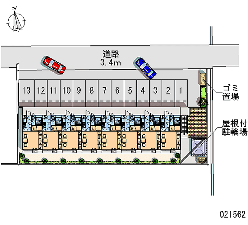 レオパレス光 月極駐車場