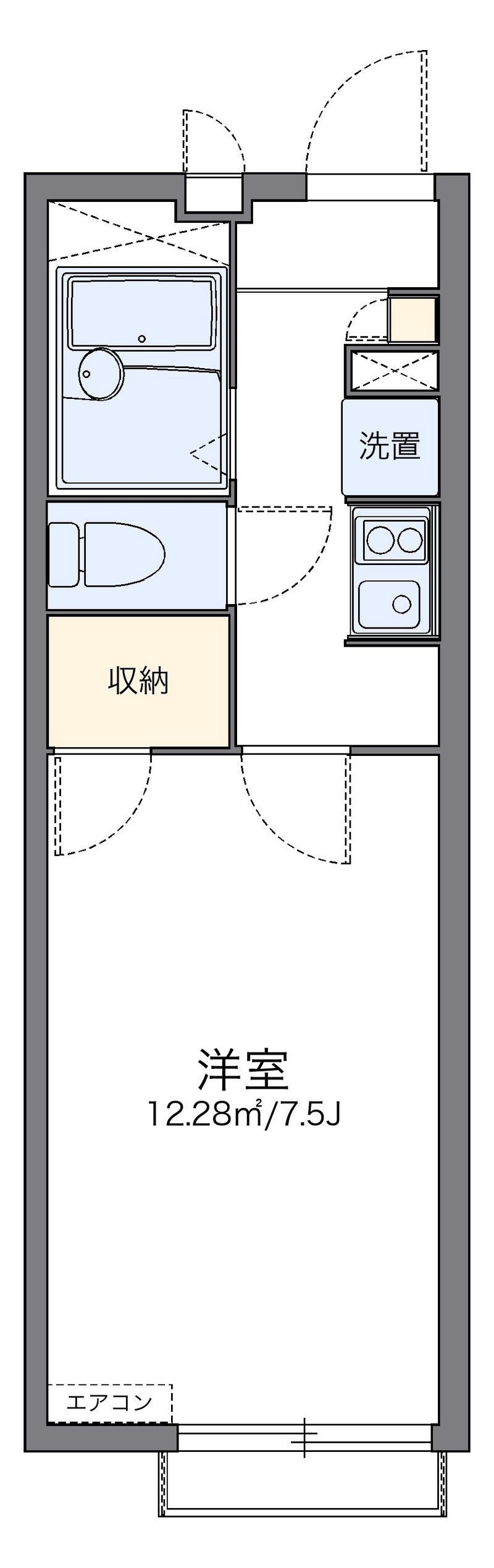 レオパレスグランドソレーユ 間取り