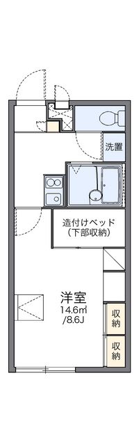 レオパレスアタンドル 間取り図