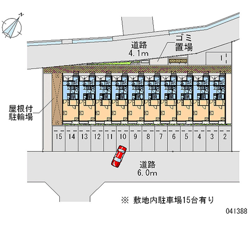 レオネクストラフジワラ 月極駐車場