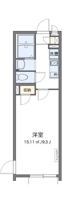 クレイノブルーコーポⅡ 間取り図