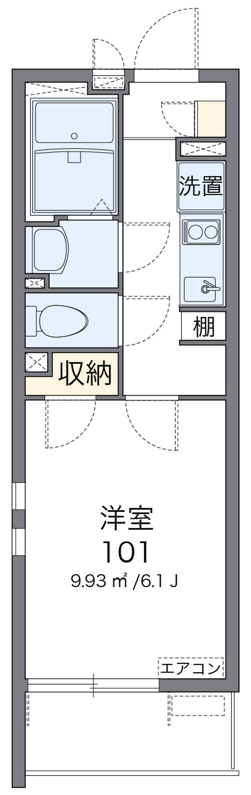 クレイノプレジャータウンⅢ 間取図