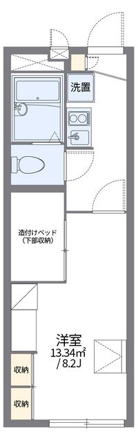 レオパレス天童館 間取り図