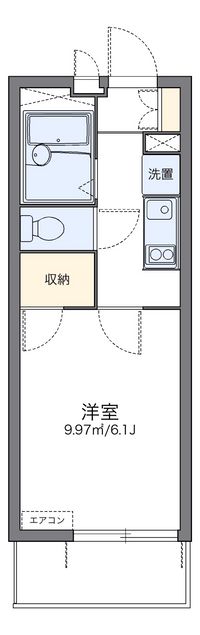 レオパレス長洲西通 間取り図