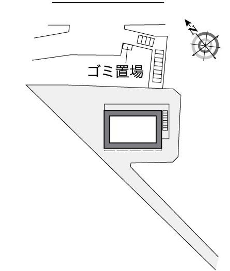 レオパレス下川井 配置図