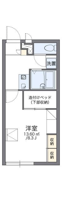 レオパレス千代ヶ丸Ａ＆Ａ 間取り図