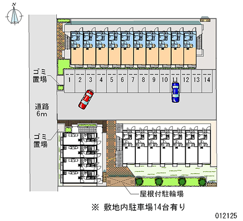 12125月租停车场