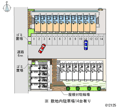 12125 Monthly parking lot