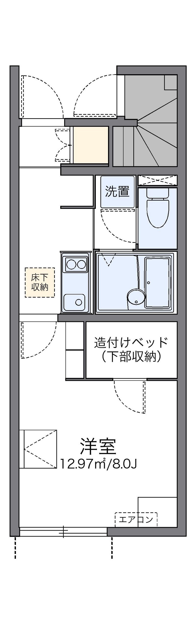 レオネクストヴィラ　ド　シェル 間取図