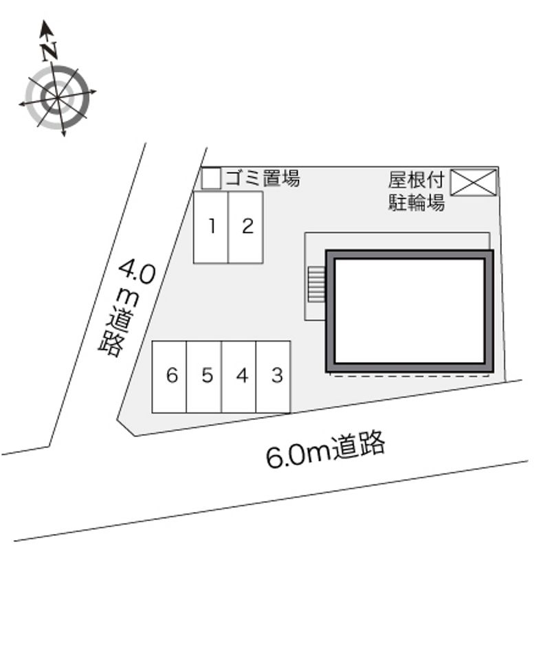 レオパレスマハナ　ワレア 配置図
