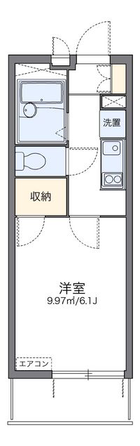 レオパレスアステック　Ⅱ 間取り図