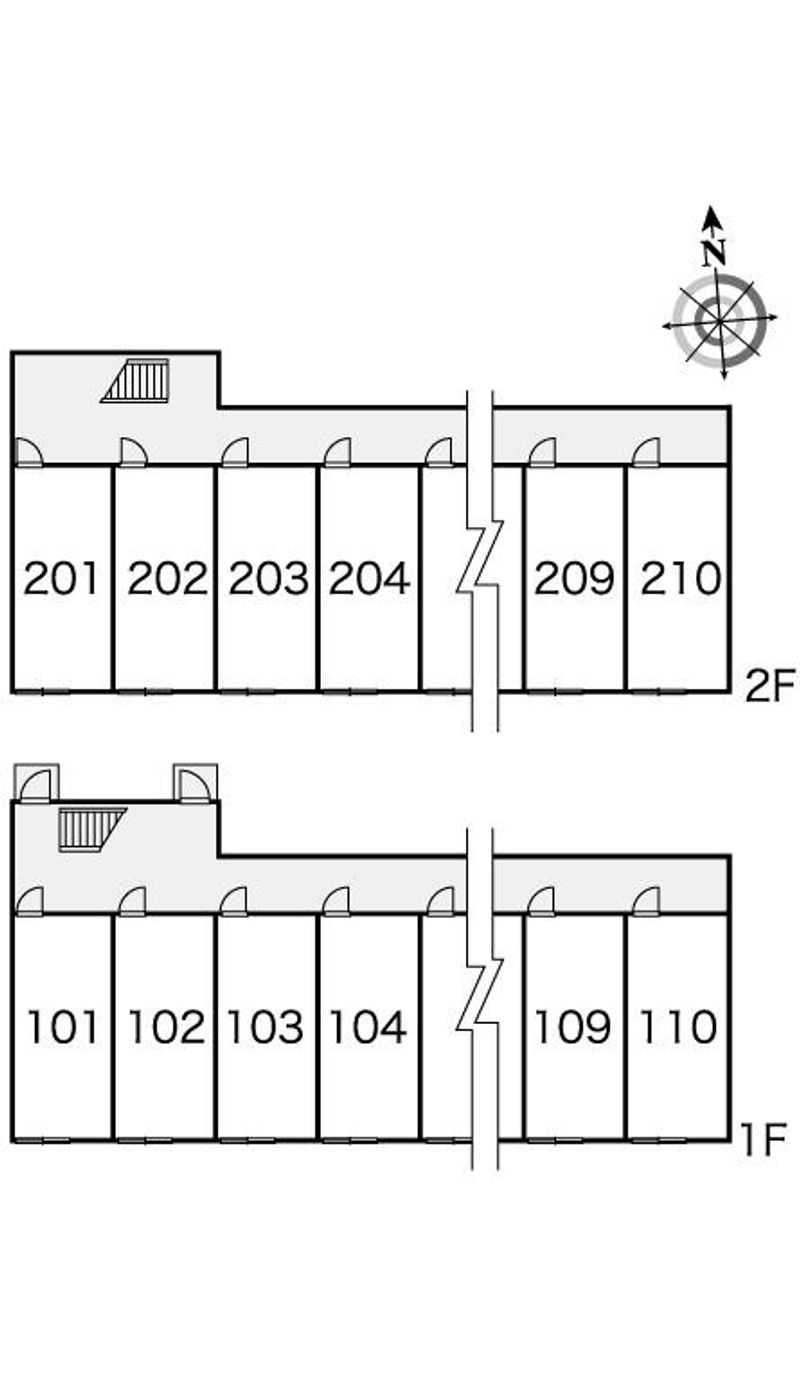レオパレス新さっぽろⅢ 間取配置図